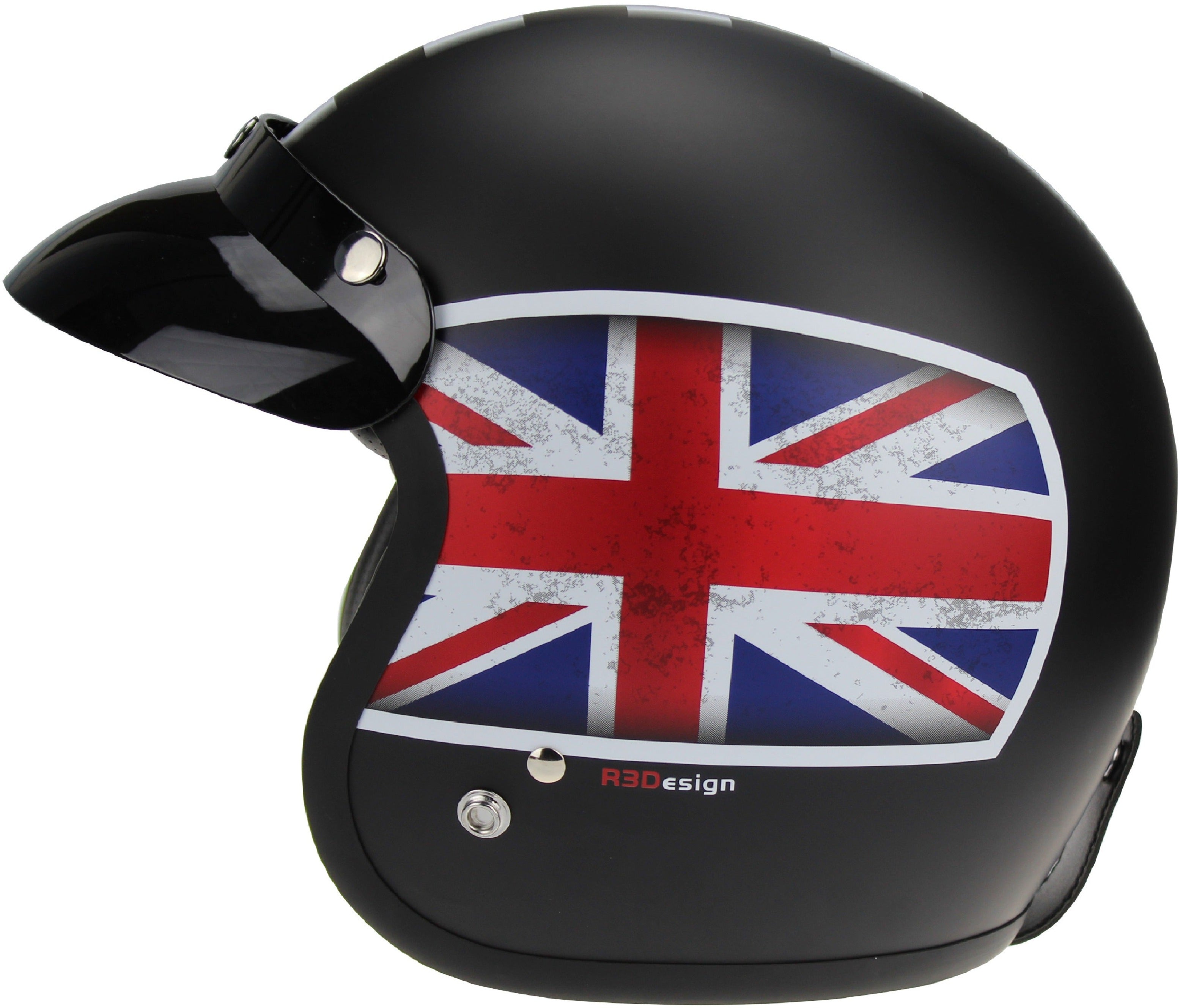 ViPER RS05 Open Face Helmet Union Jack Matt