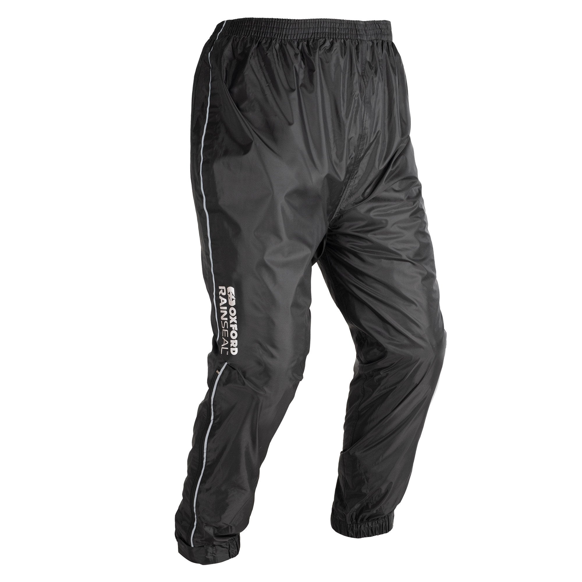 Oxford Rainseal Thermal Motorcycle Over Pants Waterproof Motorbike Trouser Black