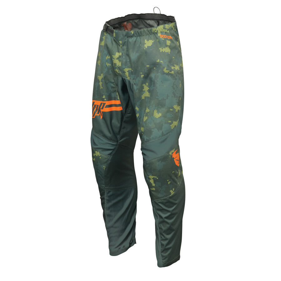 Thor Sector Digi Adult Motocross Trouser - Camo Green