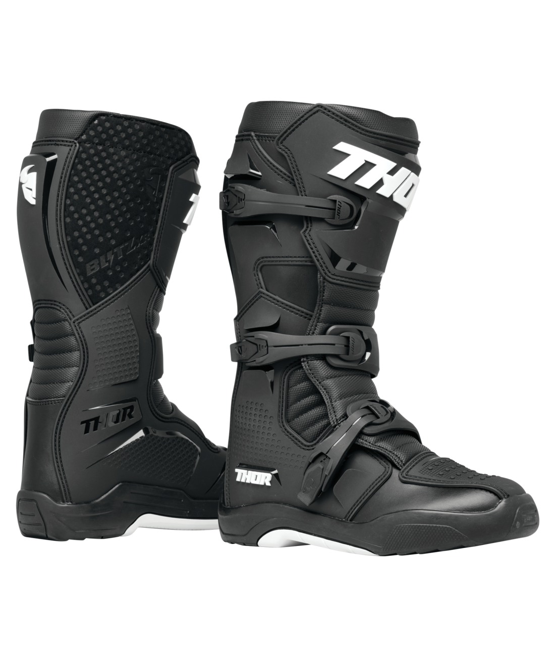 Thor Blitz XR Adult Motocross Boots - Black/White