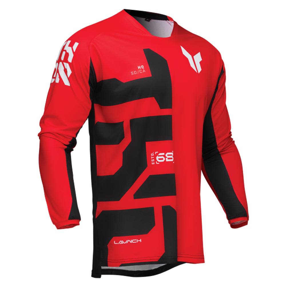 Thor Launchmode Motocross Jersey - Forge Red