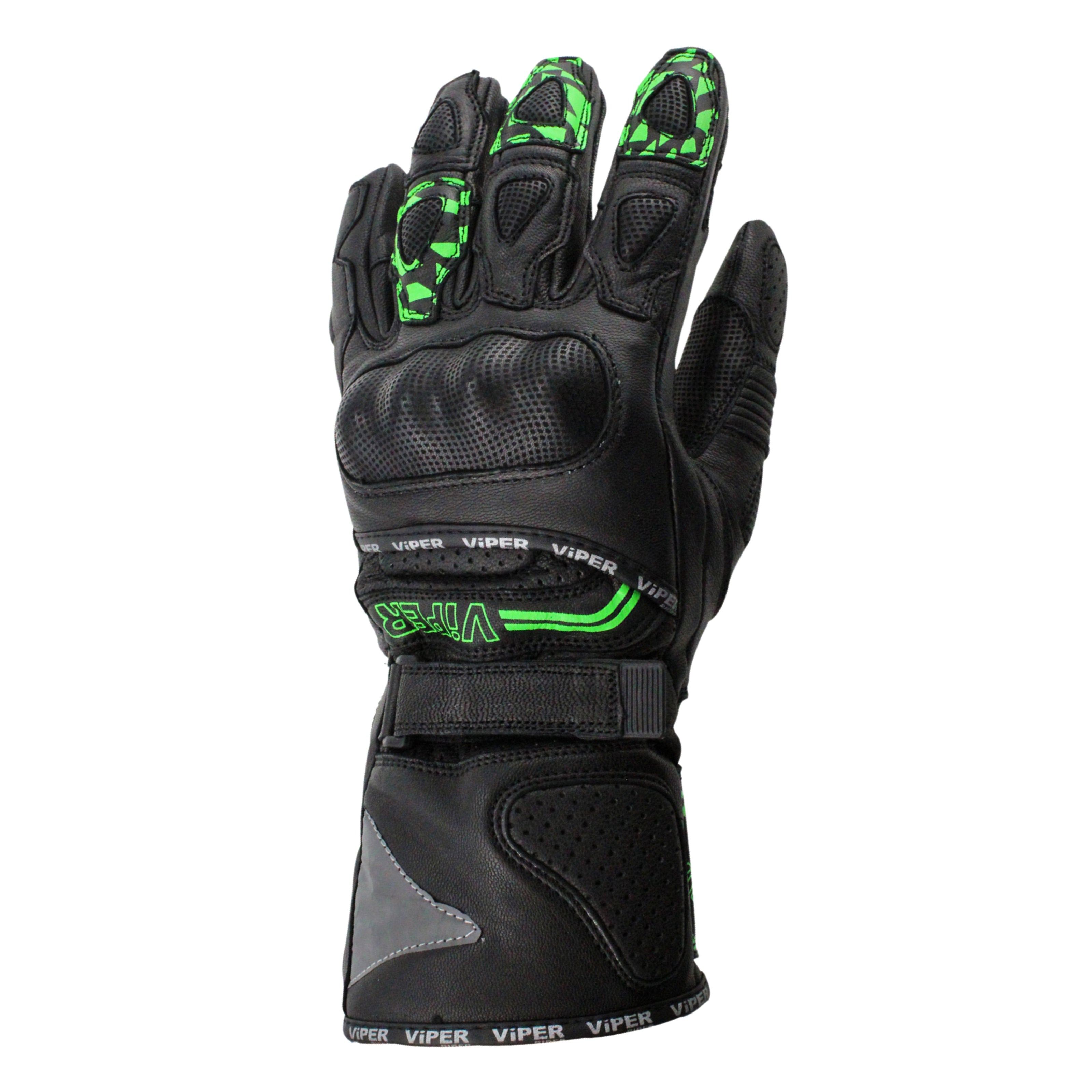 ViPER Fury Pro CE Leather Glove Black Green
