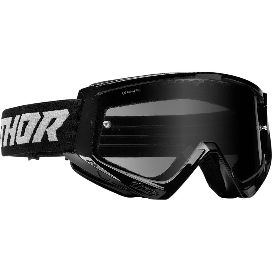Thor Combat Racer Sand Adult Motocross Goggles - Black/Grey
