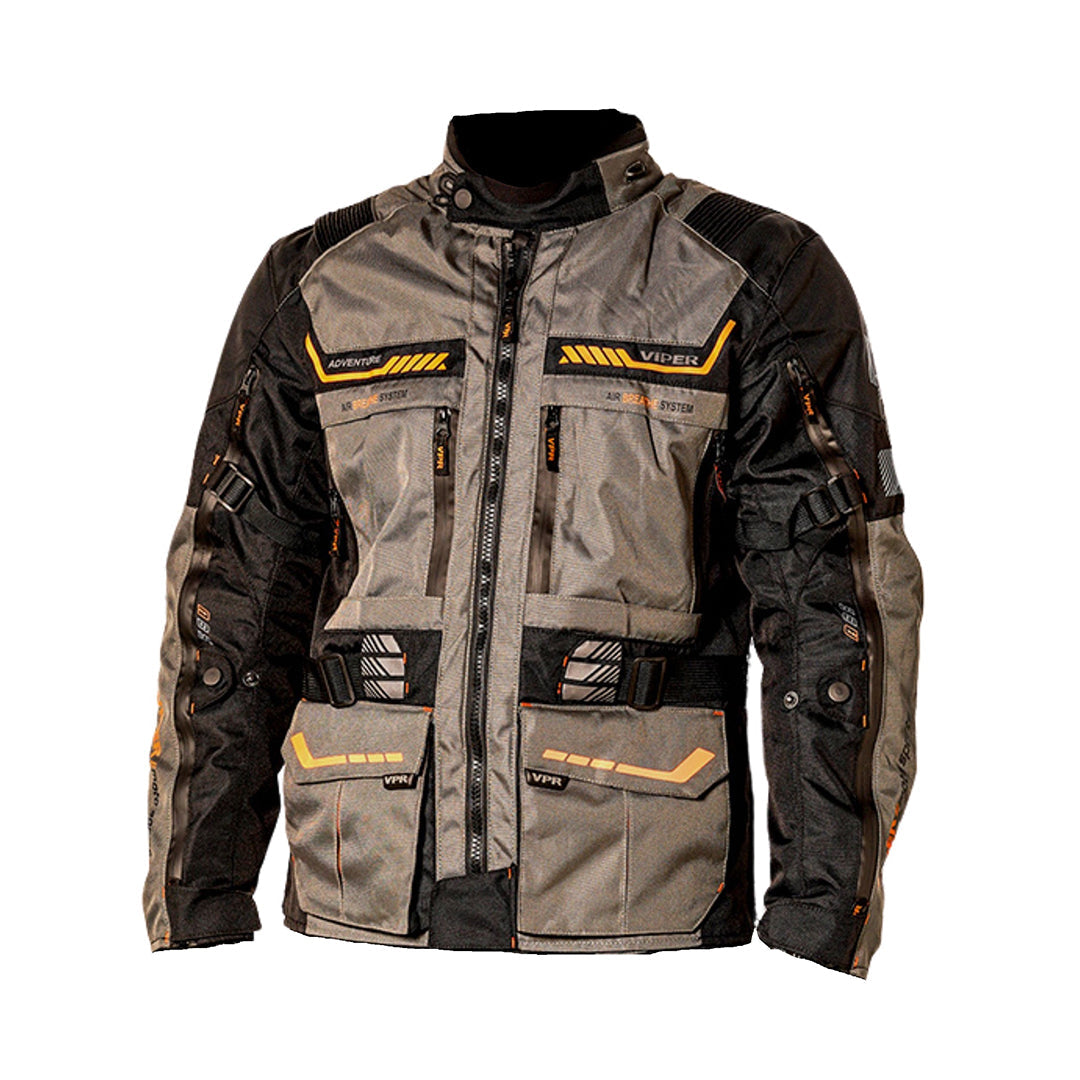 ViPER Guard Adventure Jacket Textile CE Grey Black