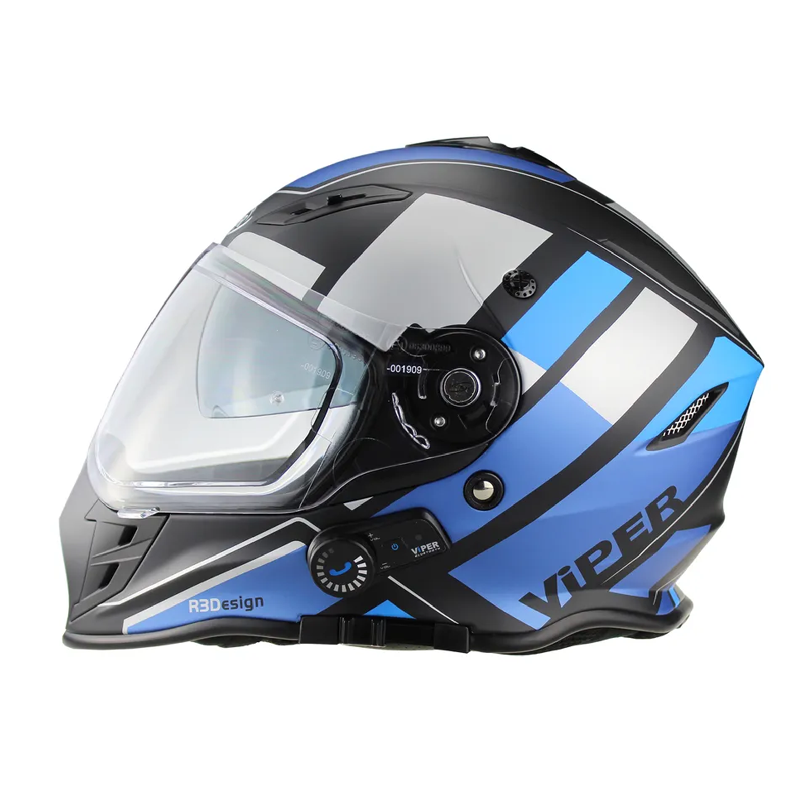 ViPER RSV141 Blinc Bluetooth Helmet Matt Black Blue