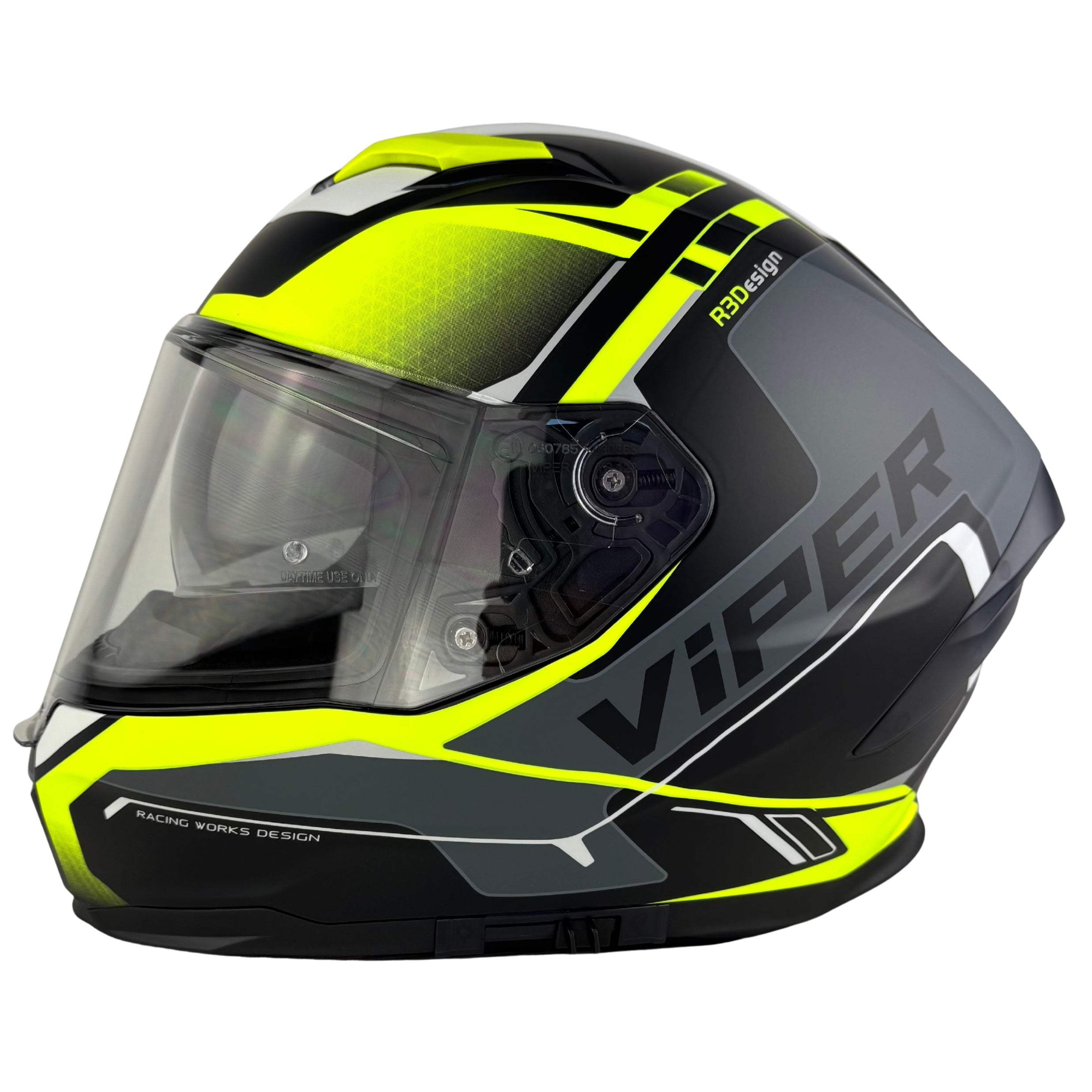ViPER RSV255 Reactor Helmet Black/Fluo