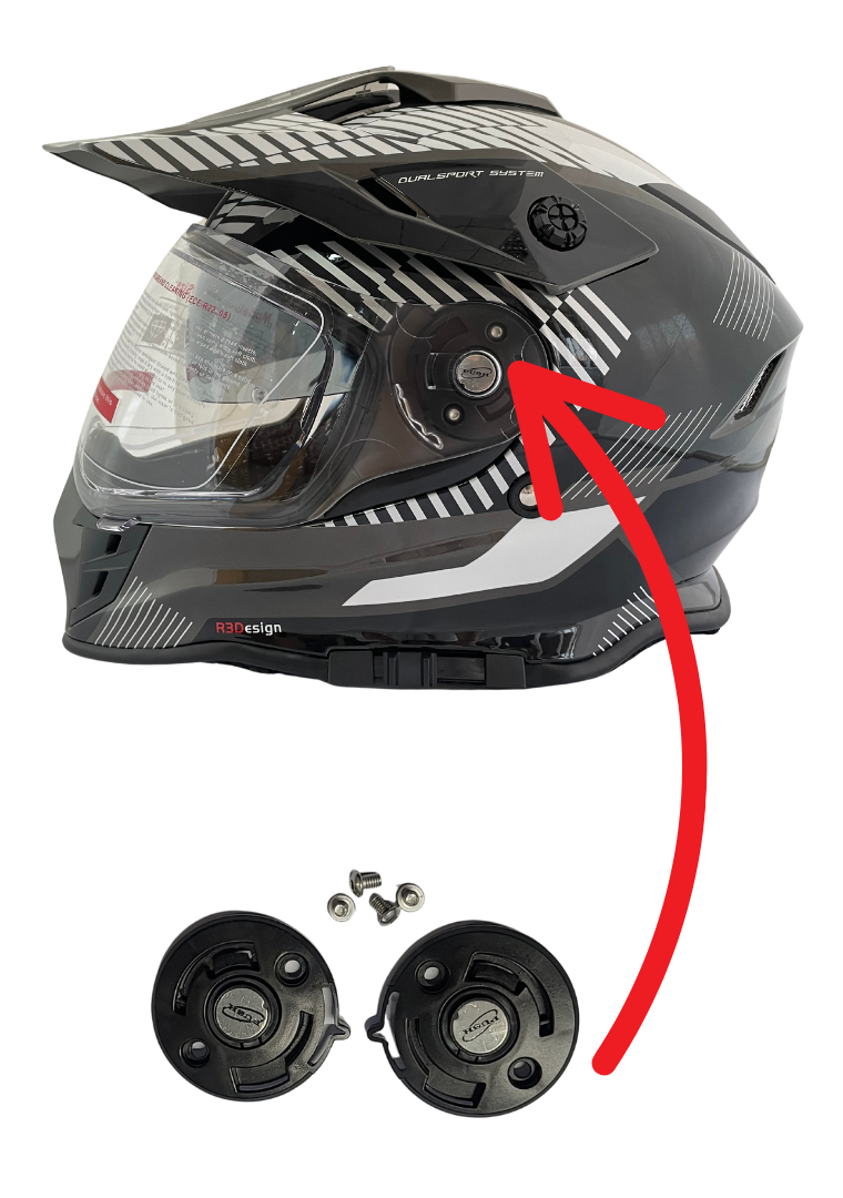 Side Pods For ViPER RXV288  and RSV141 Helmet