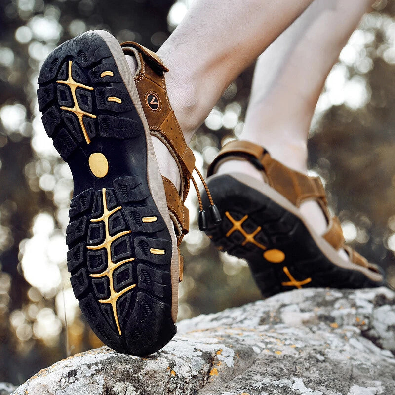 Summer Men's Sandals Outdoor Trekking Sneakers Beach Roman Casual Shoes Slippers