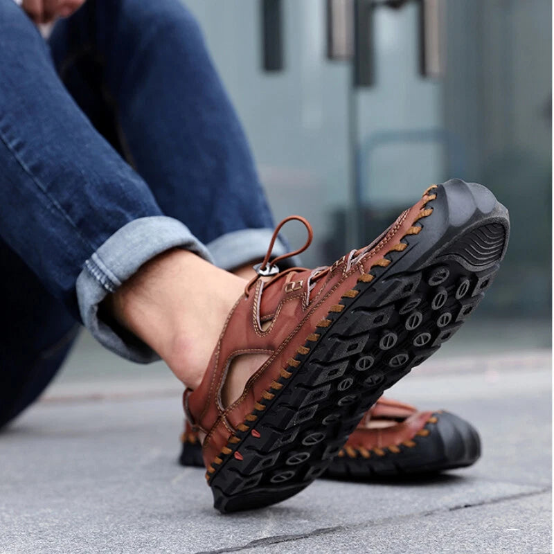 Summer Men Sandals Fashion Non-slip Beach Climbing Breathable Trekking Slipper