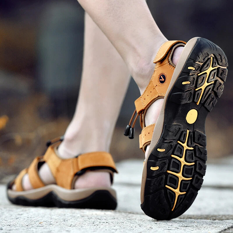Summer Men's Sandals Outdoor Trekking Sneakers Beach Roman Casual Shoes Slippers