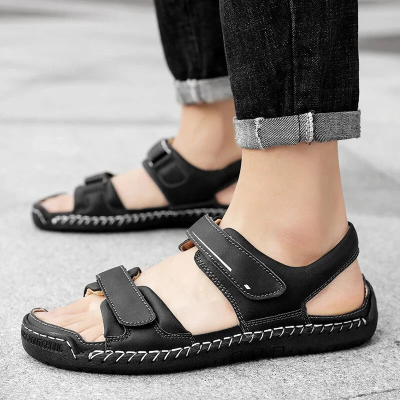 Summer Men's Classic Casual Shoe High Quality Comfort Slipper Beach Flat Sandals