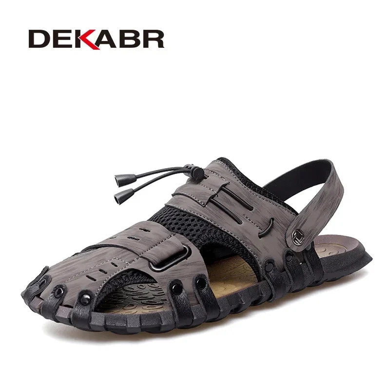 Summer Men's Sandals Breathable Soft Beach Slippers Waterproof Hiking Shoes