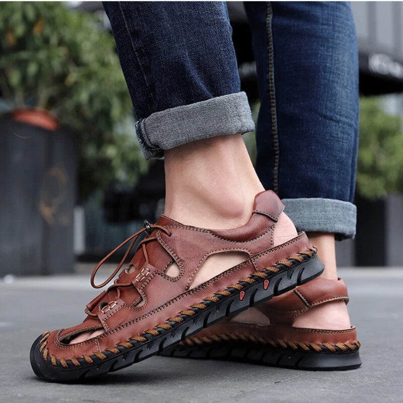 Summer Men Sandals Fashion Non-slip Beach Climbing Breathable Trekking Slipper