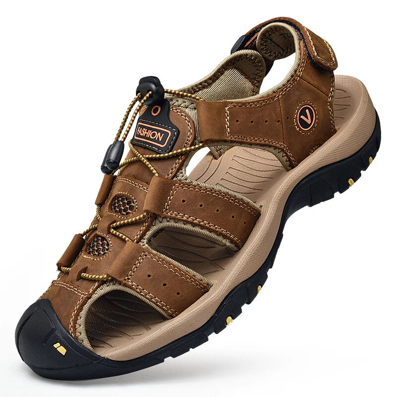 Summer Men's Sandals Outdoor Trekking Sneakers Beach Roman Casual Shoes Slippers
