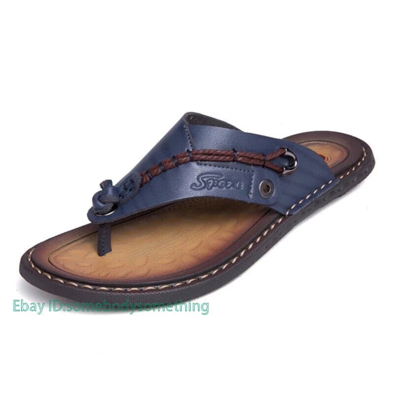Summer Men's Flip-flops Outdoor Comfortable Slippers Casual Beach Flats Slides