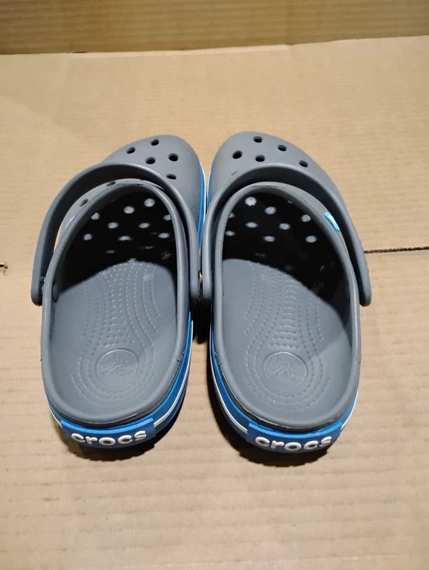 UsedLikeNew_Crocs Unisex-Adult Crocband Clog, Charcoal/Ocean, 5 Men/7