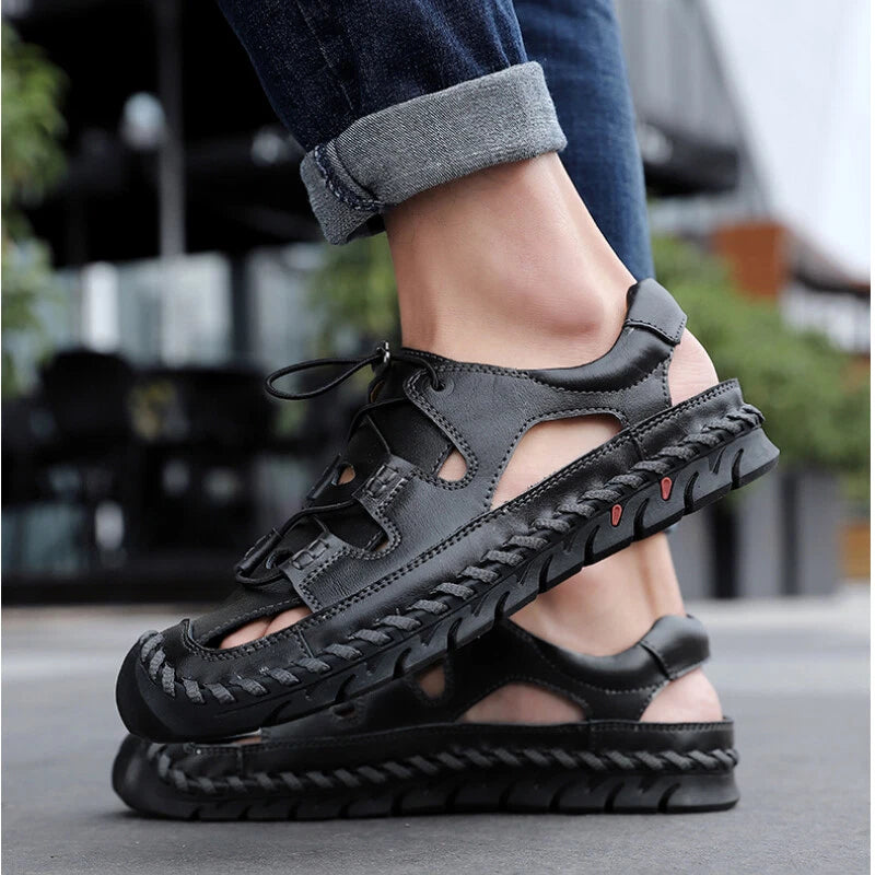 Summer Men Sandals Fashion Non-slip Beach Climbing Breathable Trekking Slipper