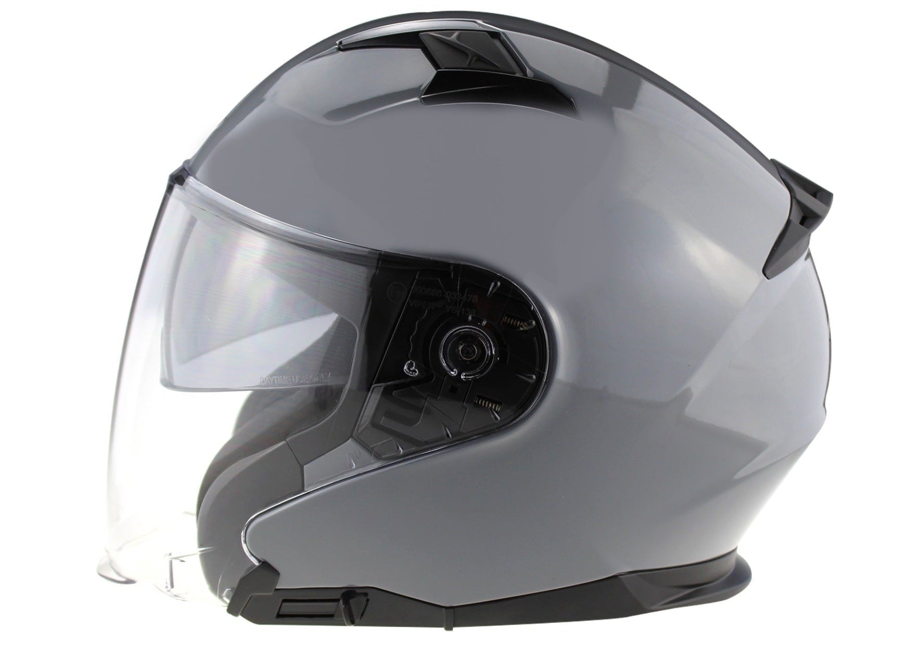 ViPER RSV22 Open Face Jet Helmet Nardo Grey