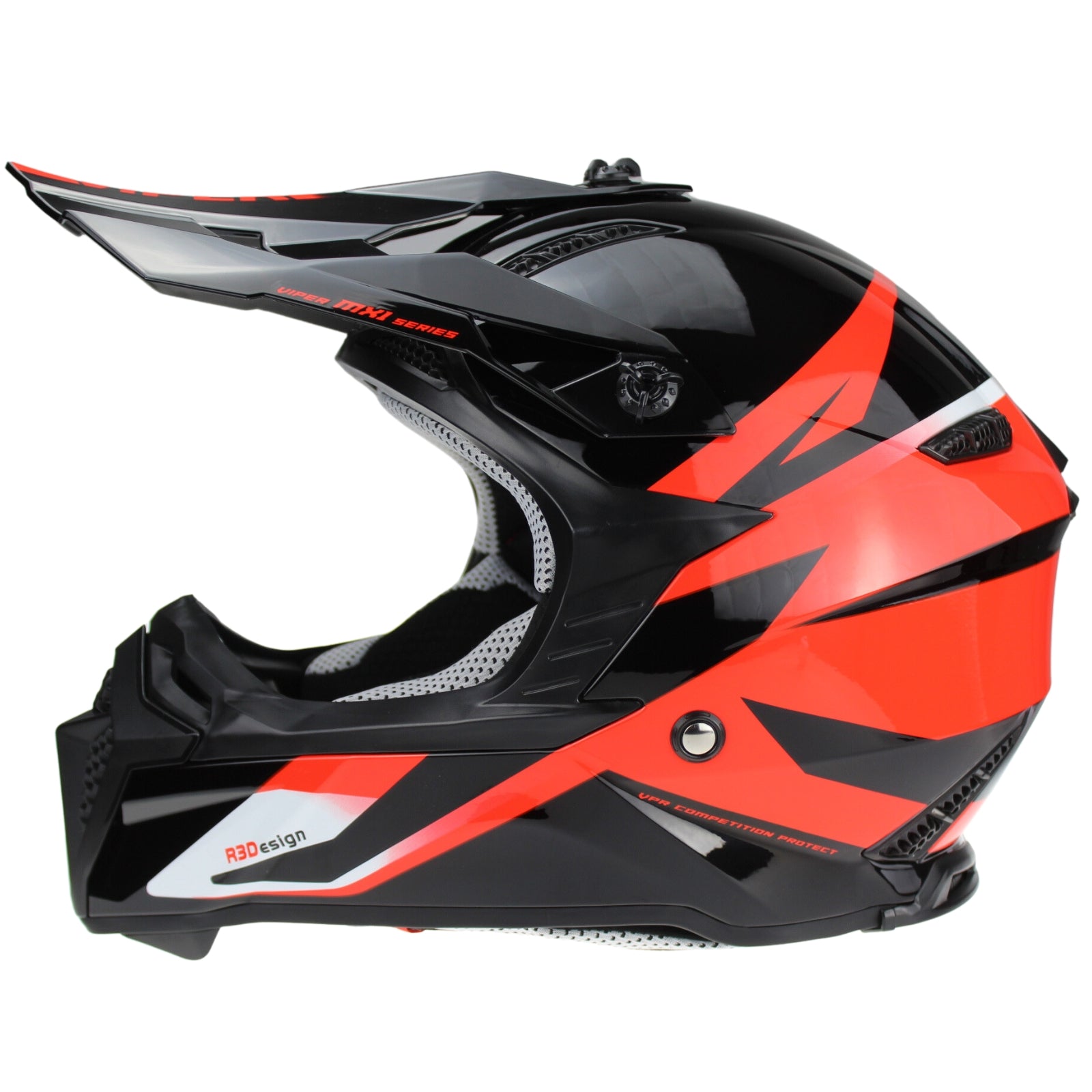 ViPER RSX221 Mx Motorbike Helmet Black Red