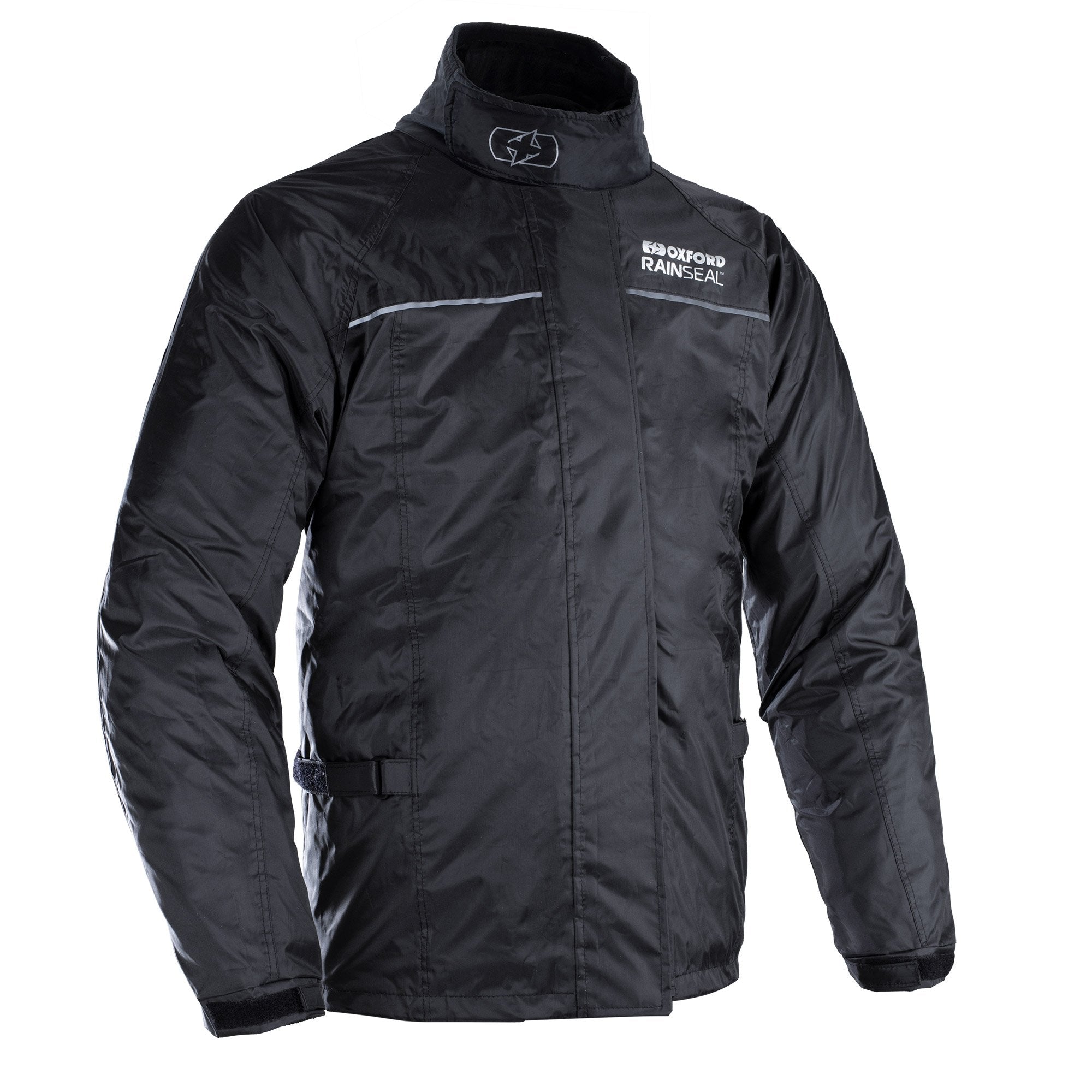 Oxford Rainseal Thermal Waterproof Over Jacket Black for Motorcycle Motorbike