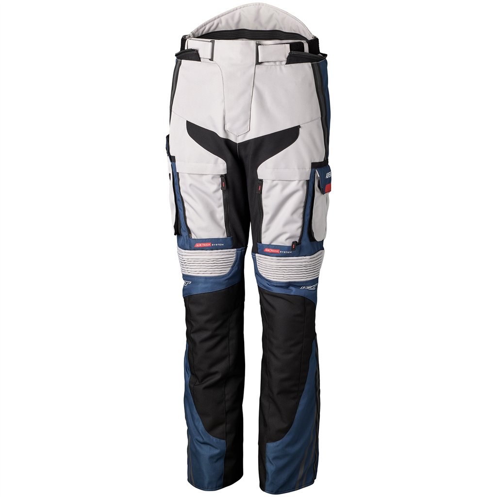 RST PRO SERIES ADVENTURE-X CE Ladies Textile Jeans - Silver Blue Red