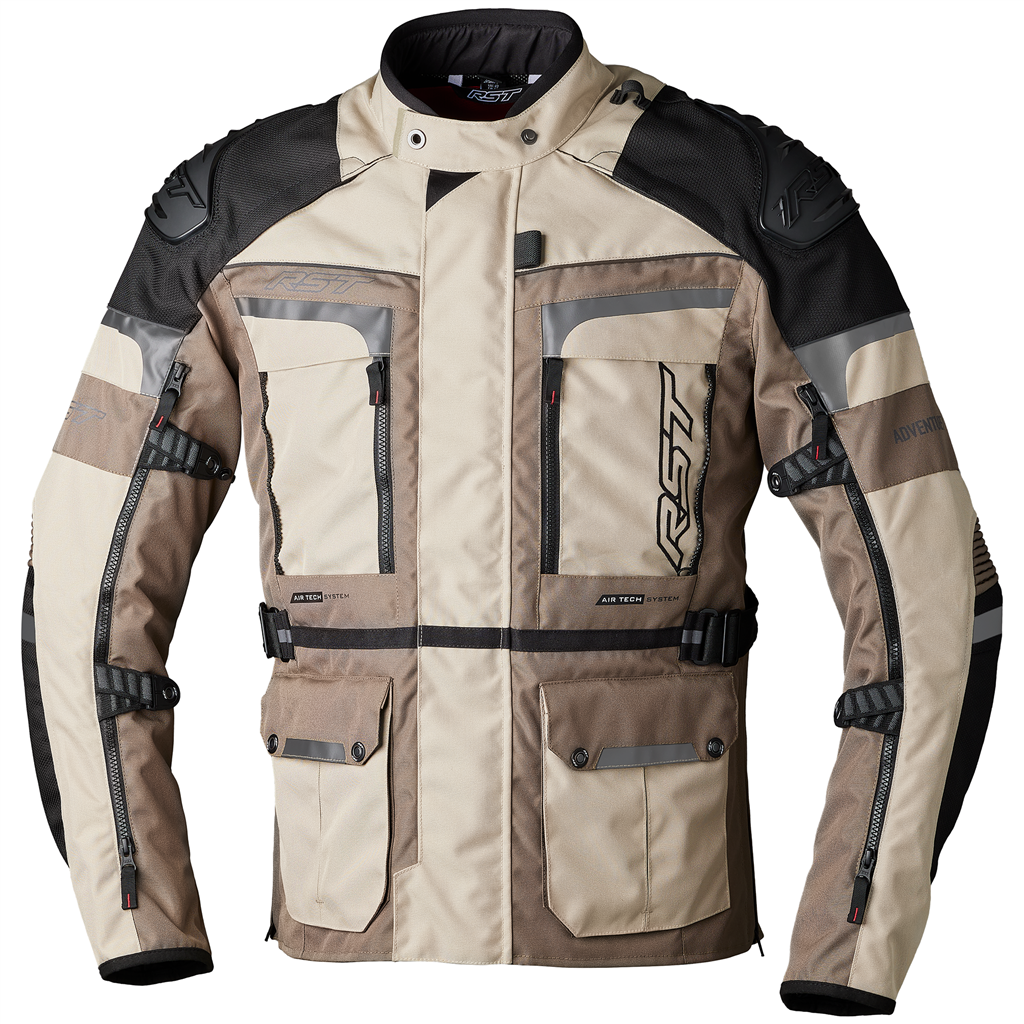 RST PRO SERIES ADVENTURE-X CE Mens Textile Jacket - Sand Brown