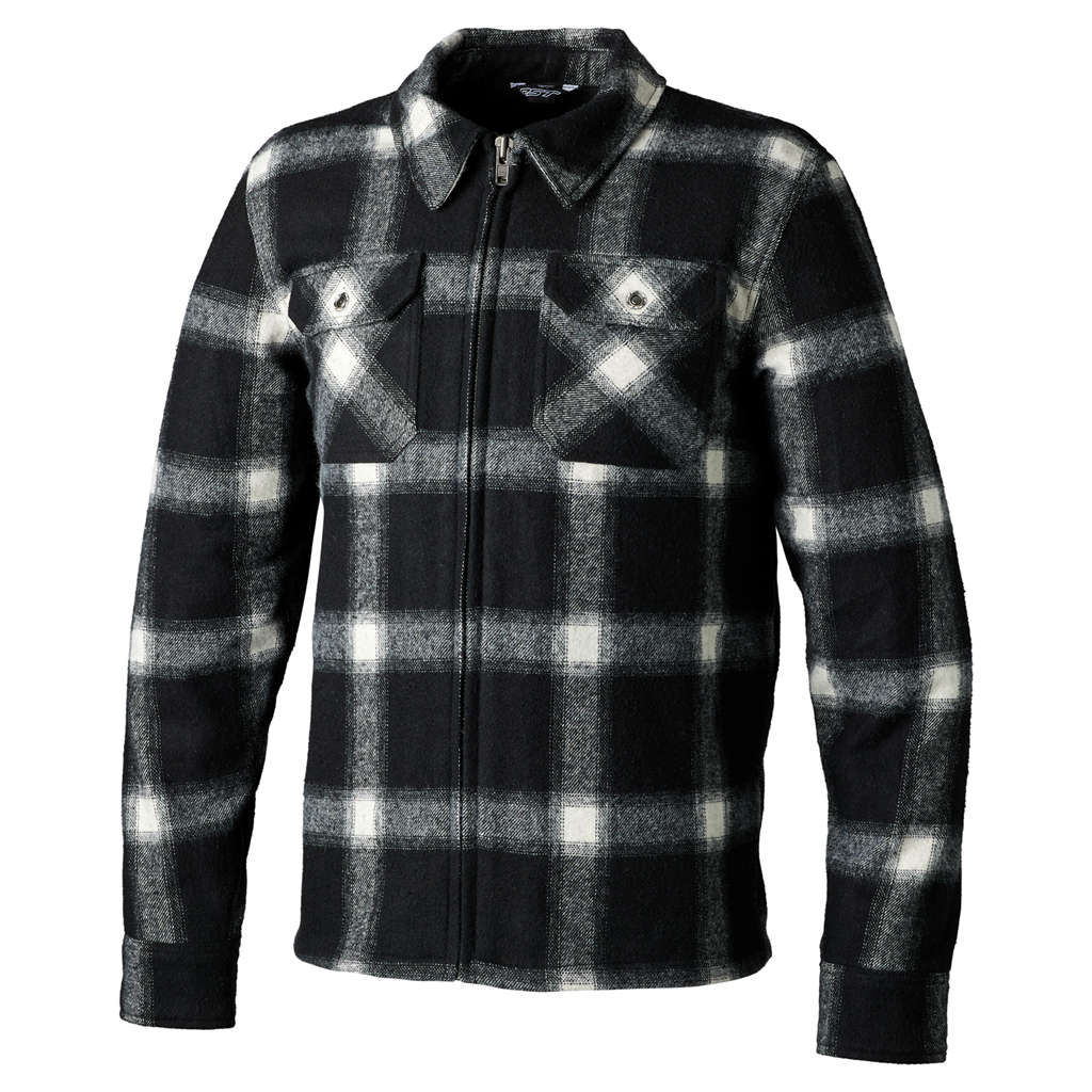 RST Brushed CE Mens Textile Shirt - Black