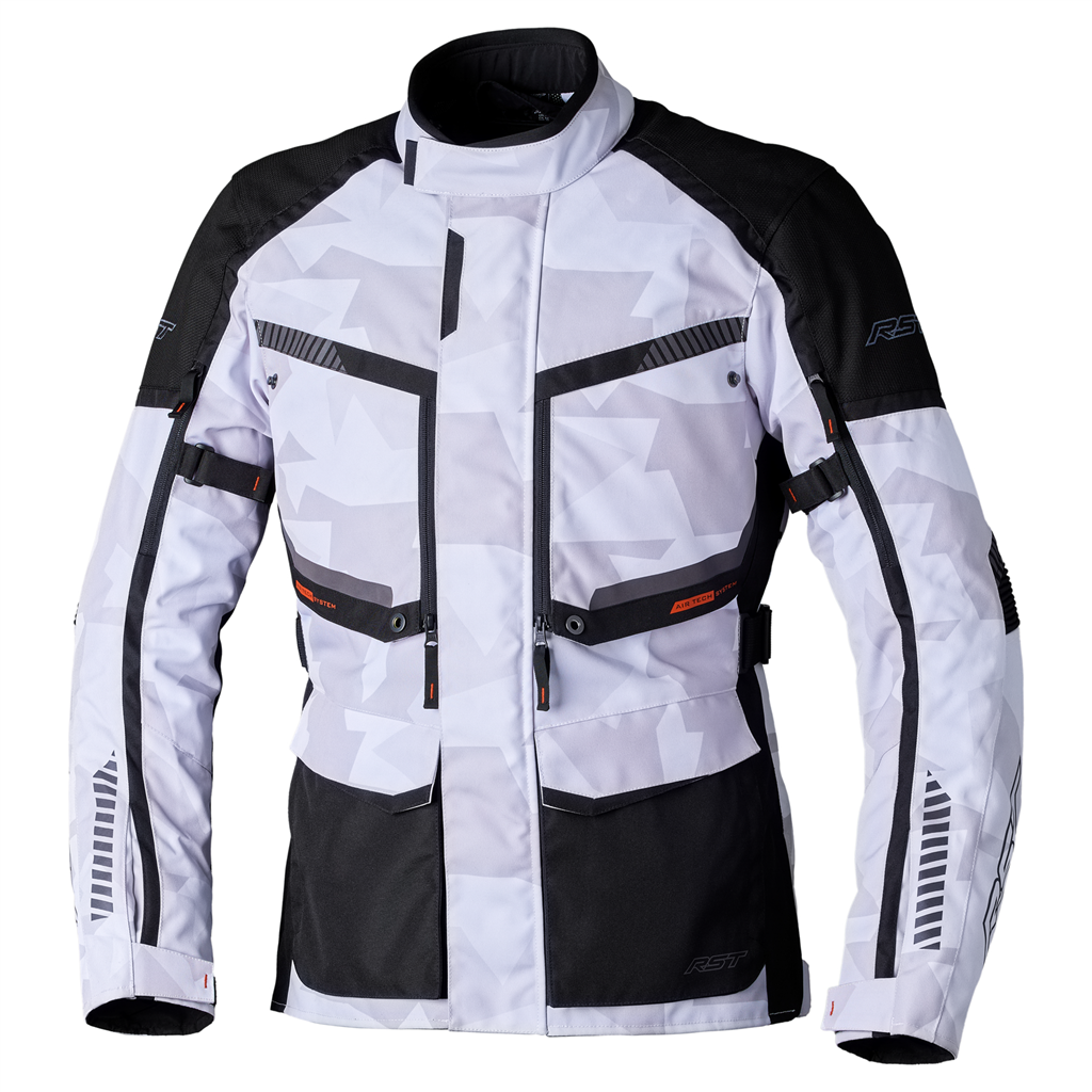 RST MAVERICK EVO CE Mens Textile Jacket - Silver Camo