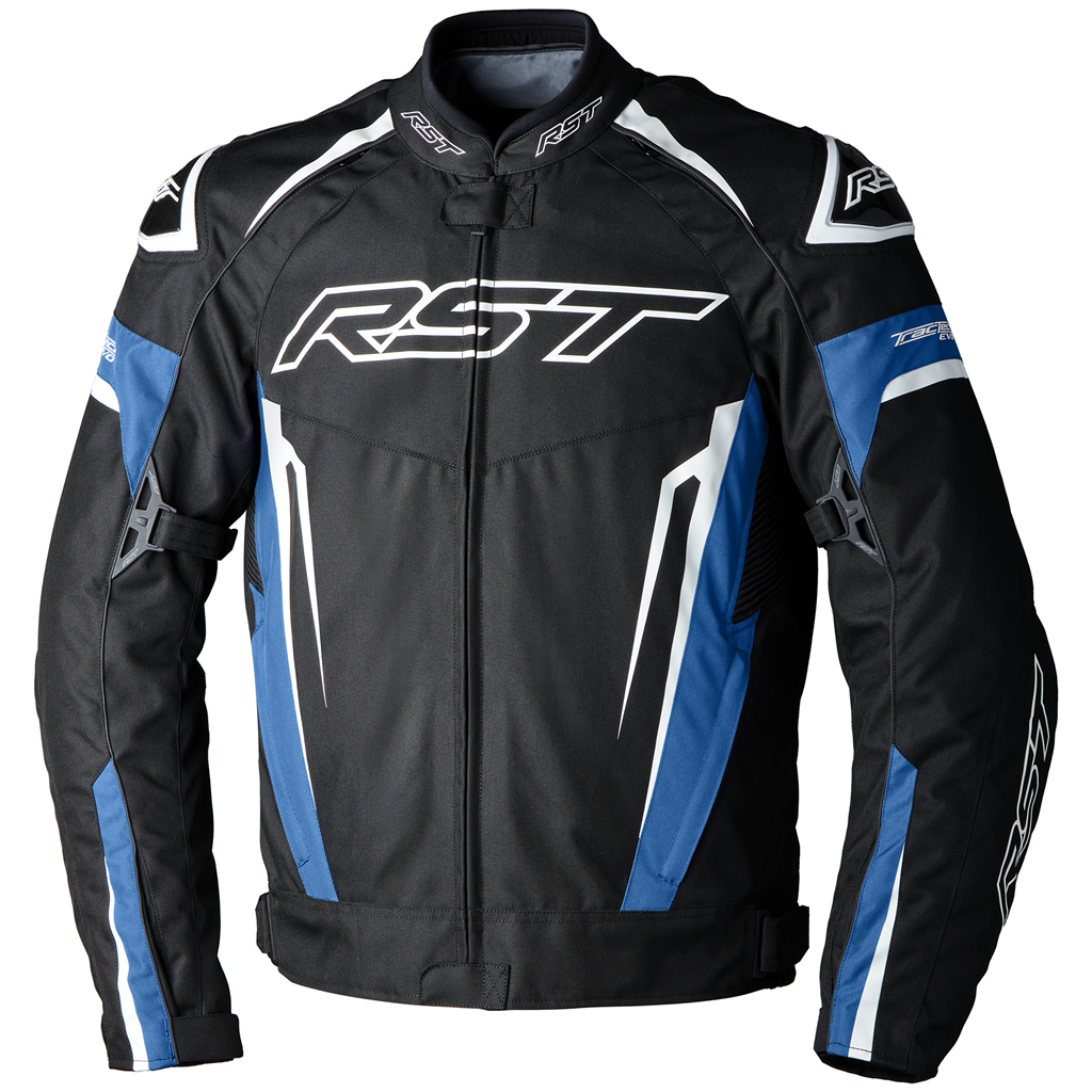 RST Tractech Evo 5 CE Mens Textile Jacket - Blue Black White
