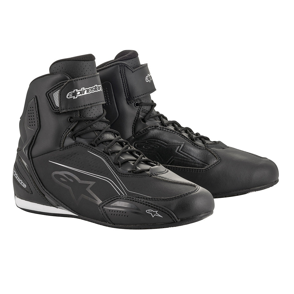 Alpinestars Stella Faster 3 Ladies Motorcycle Shoes - Black/Silver