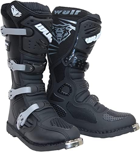 Wulfsport Trackstar Adult Motocross Boots - Black