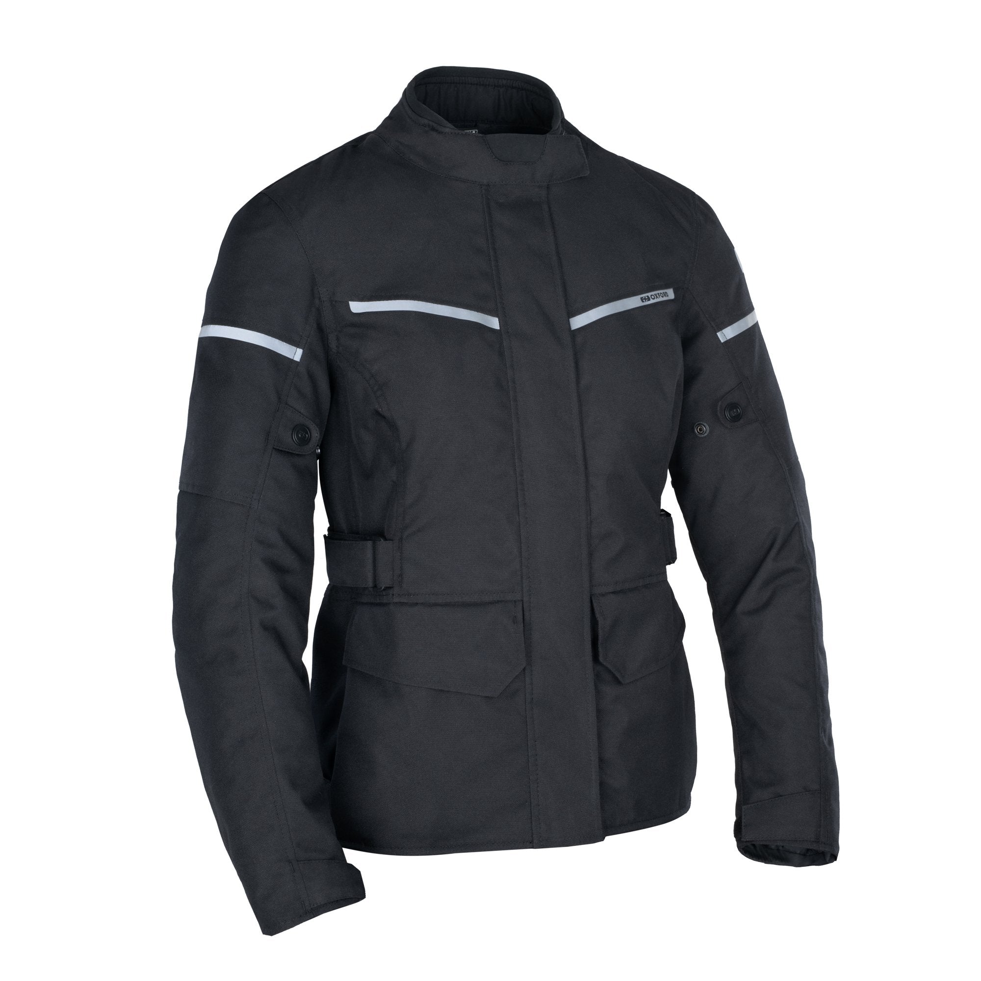 Oxford Spartan Long Waterproof Womens Motorcycle Jacket - Black