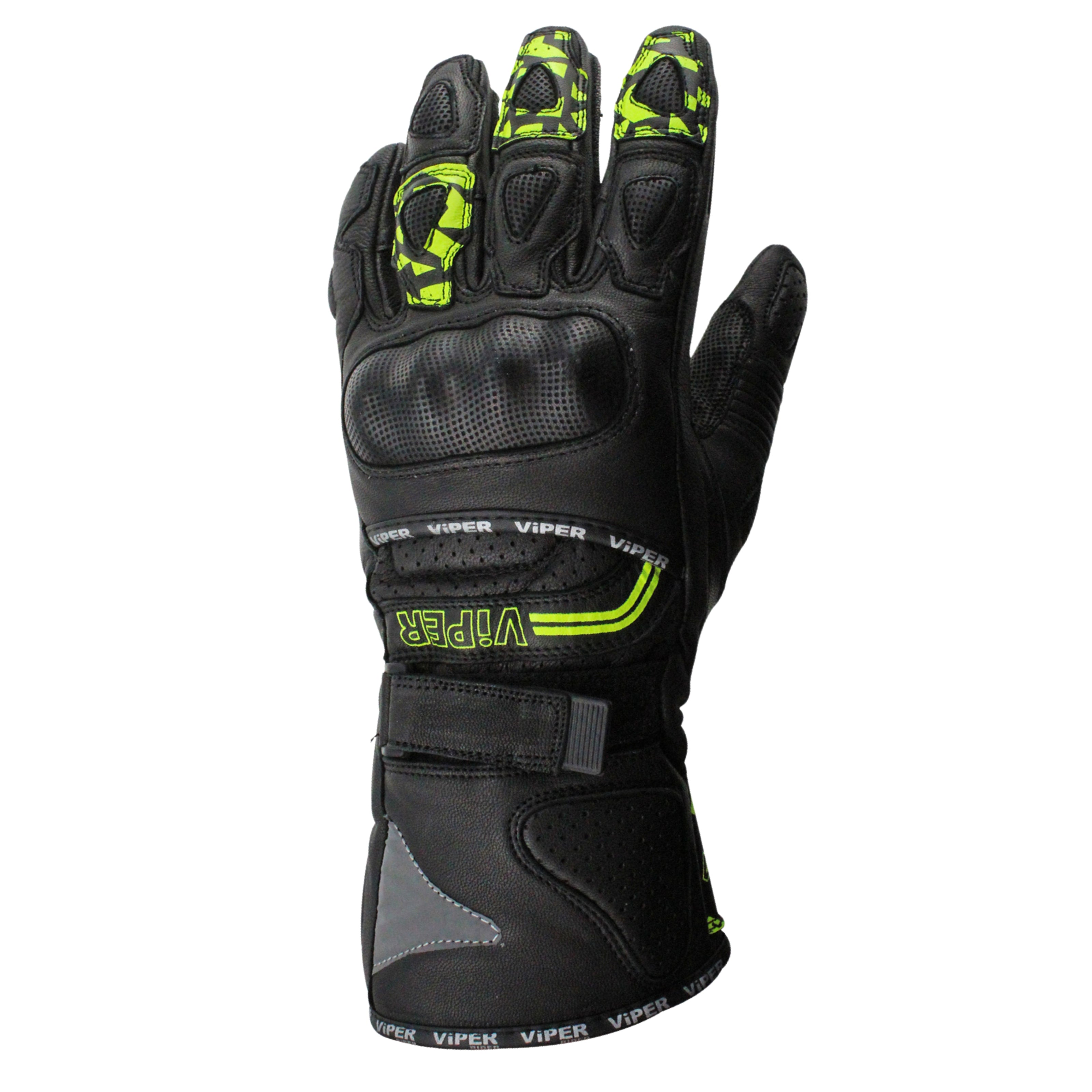 ViPER Fury Pro CE Leather Glove Fluo Yellow