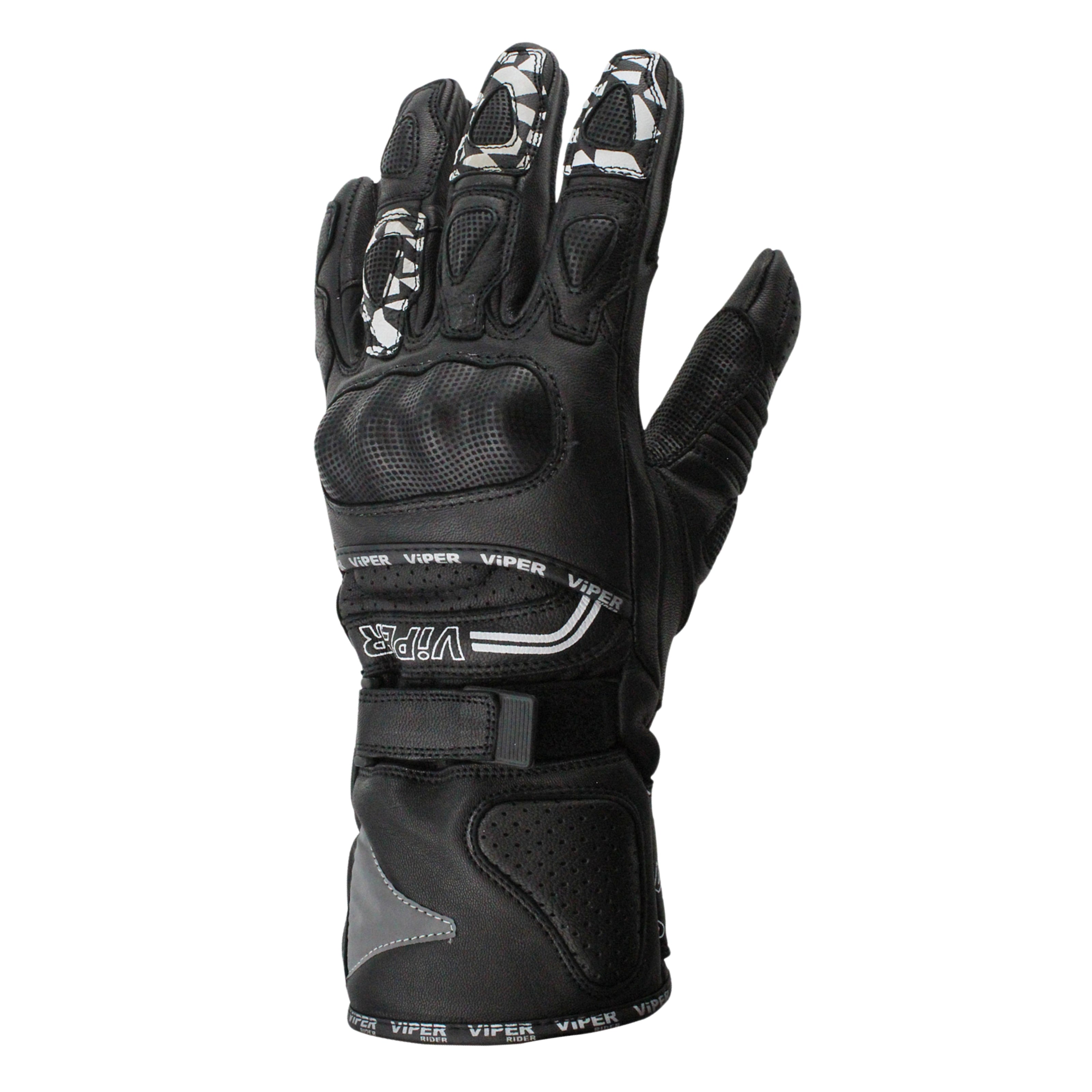 ViPER Fury Pro CE Leather Glove Black White