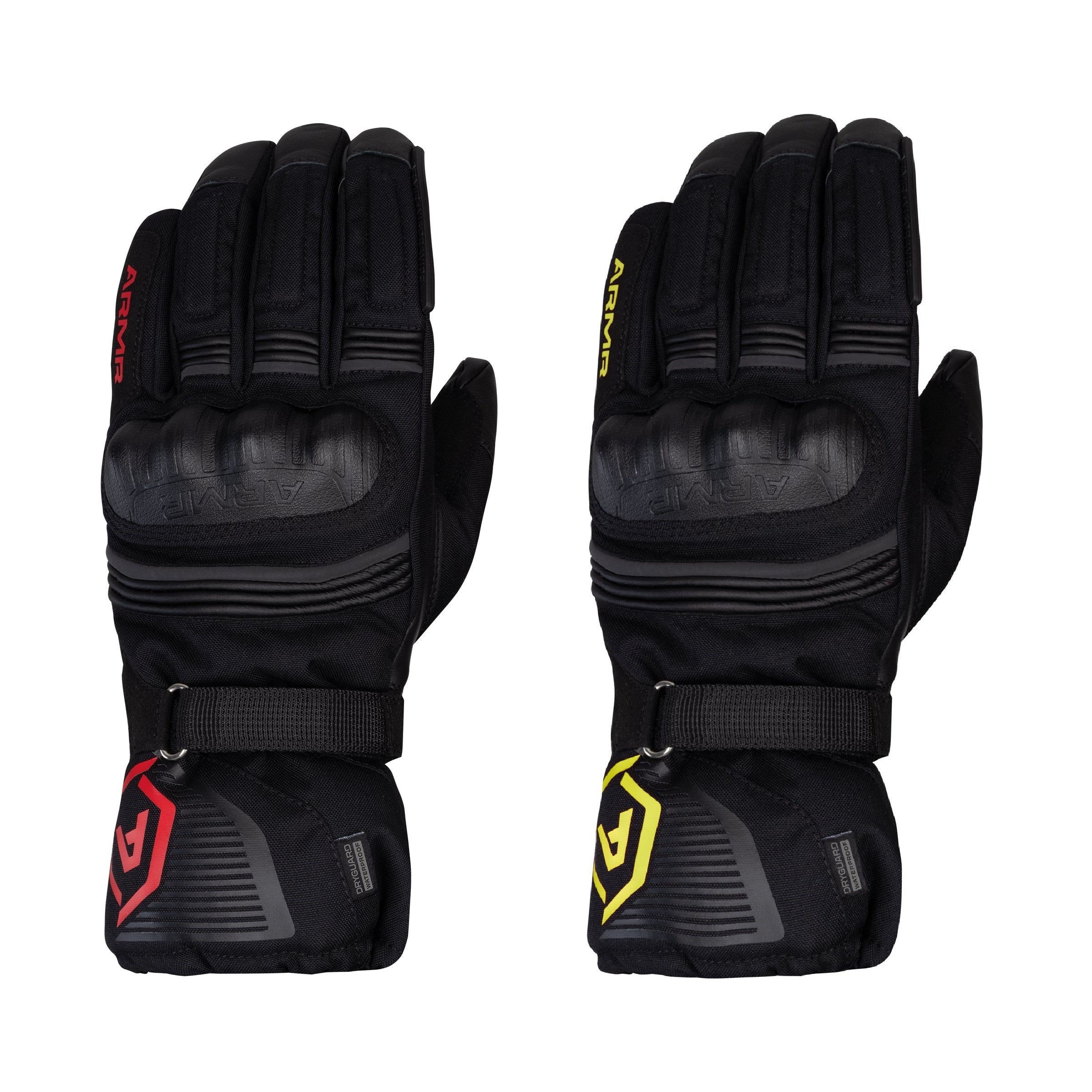 Motorbike Mens Waterproof Gloves ARMR KUMAJI 3.0 Motorcycle Ride Adventure Glove