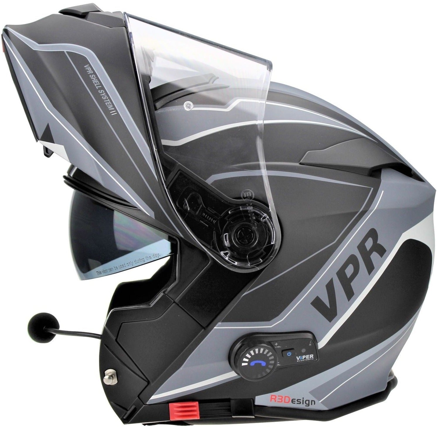 ViPER RSV171 Blinc 3.0 Flip Up Helmet Matt Black Grey