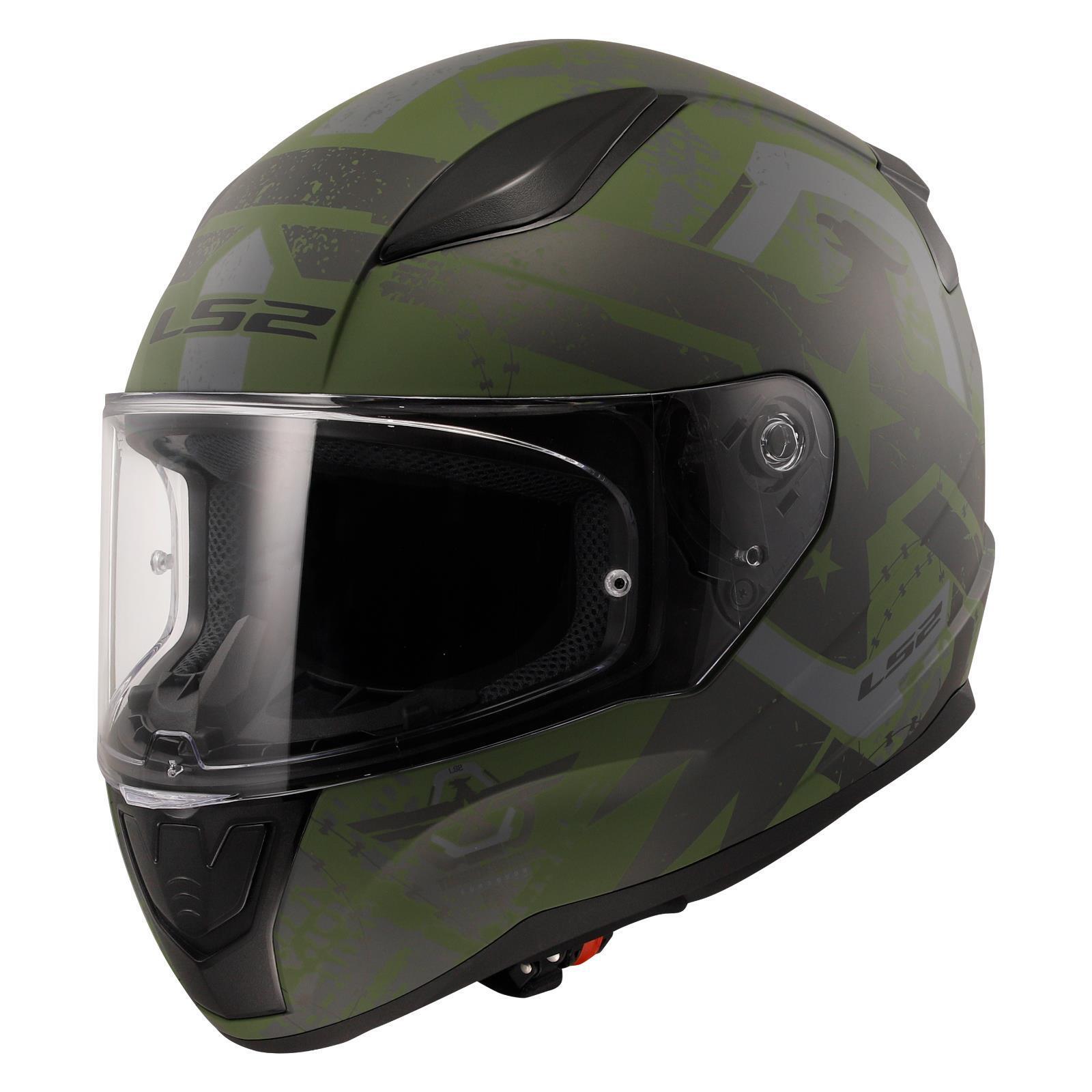 LS2 FF353 RAPID-II THUNDER BIRDS Full Face Helmet- Matt Military