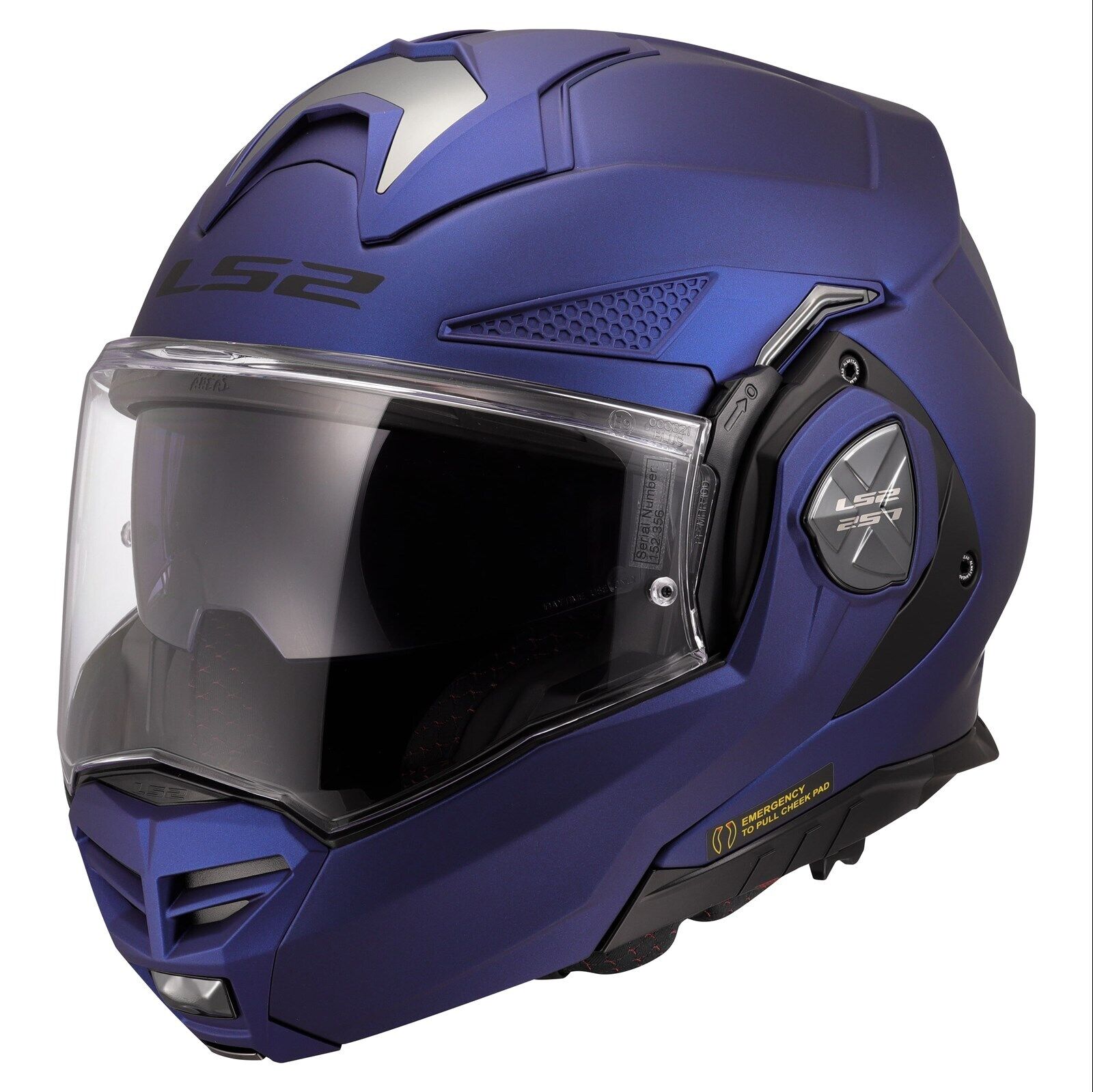 LS2 FF901 ADVANT X Flip Up Helmet - Navy Blue