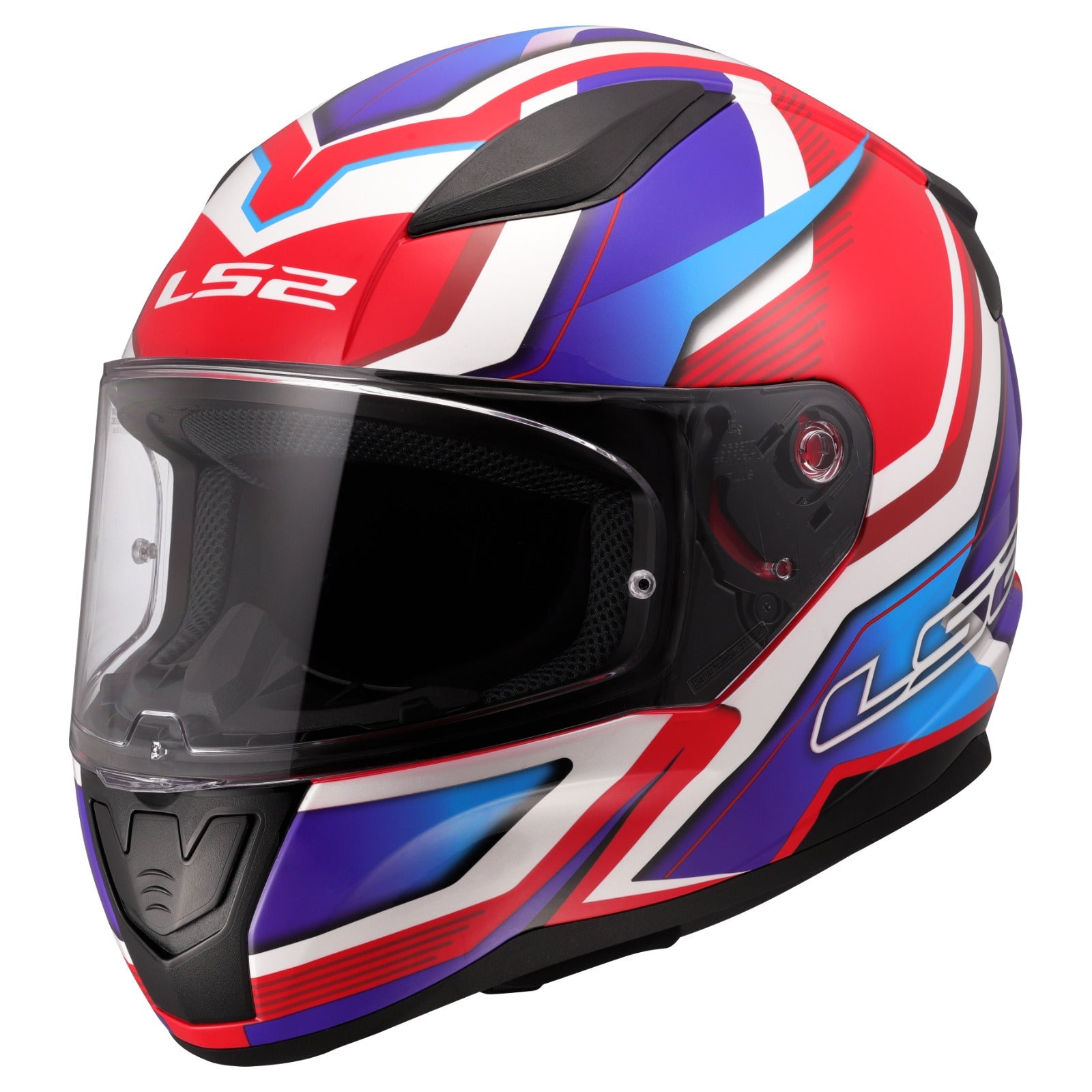 LS2 FF353 RAPID-II FLITZ Full Face Helmet- White Blue Red