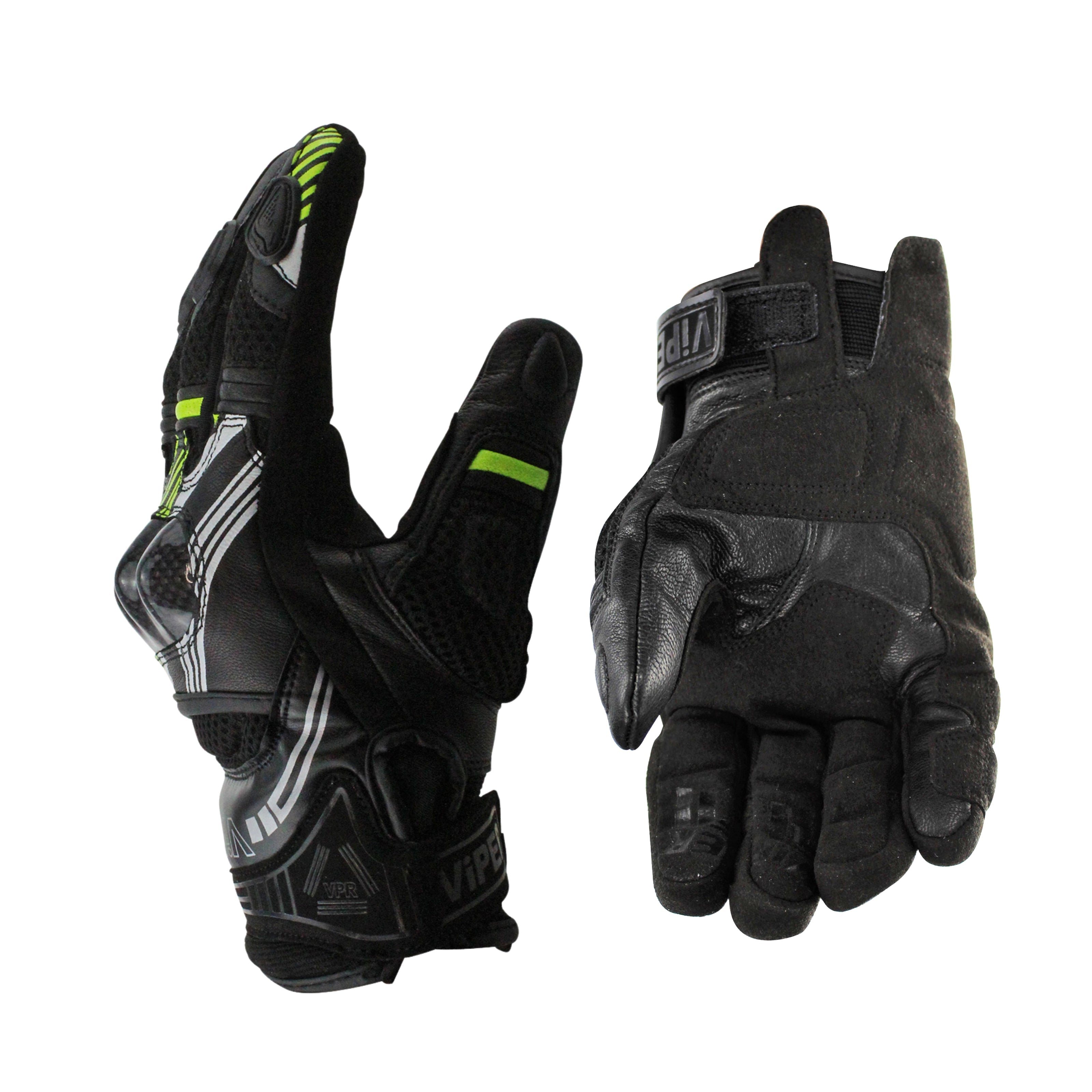 ViPER Summer Motorcycle Rage CE Approved Gloves Fluo Yellow
