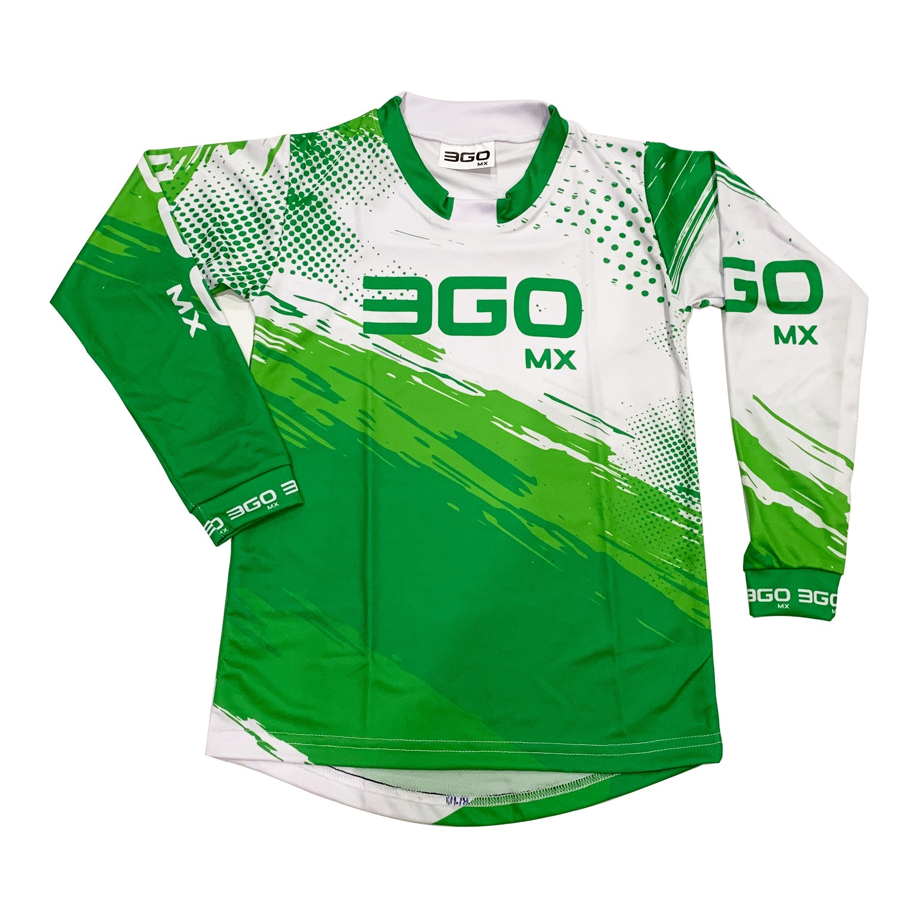 3GO Kids MX Race Jersey - Green