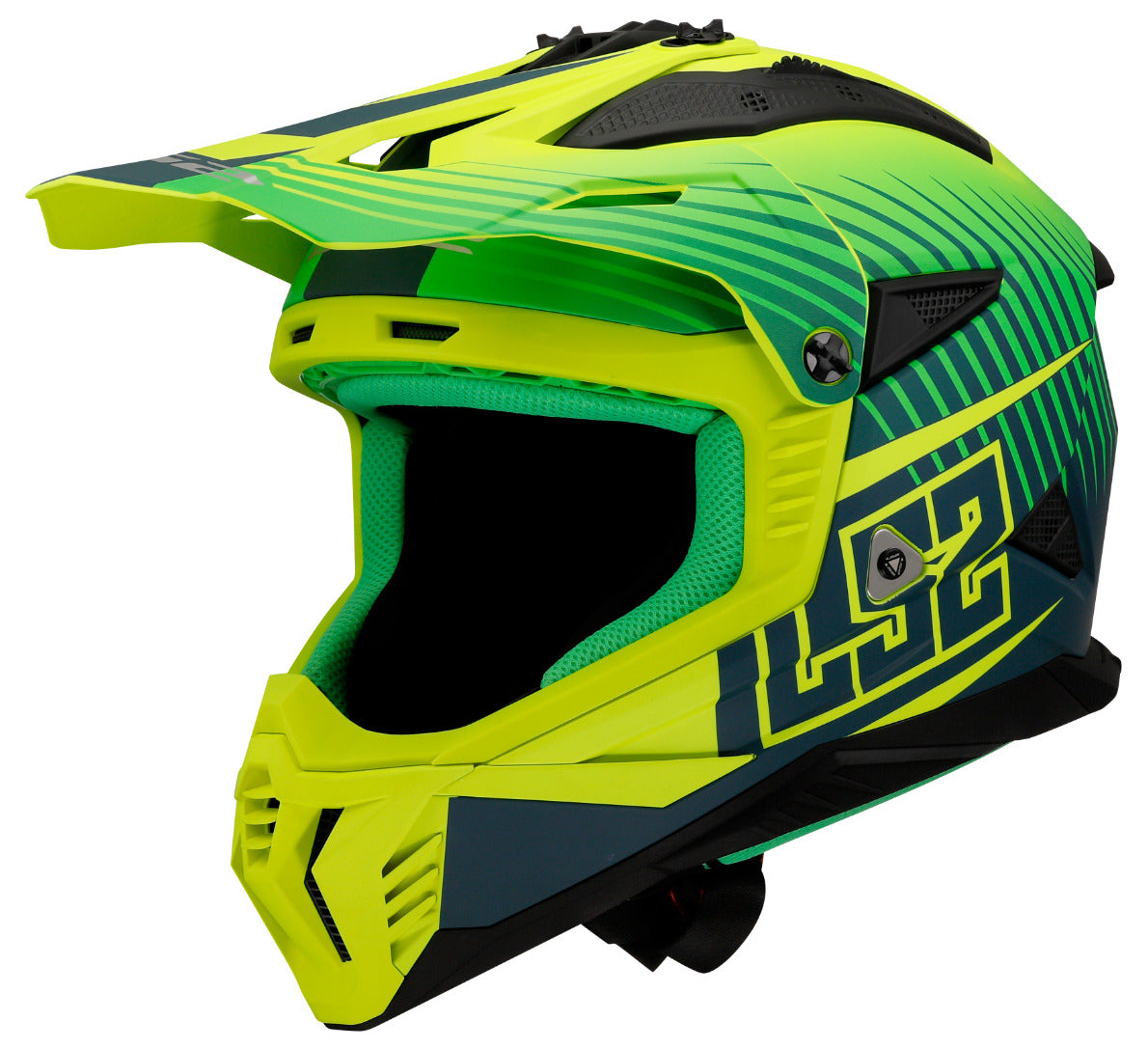 LS2 MX708 FAST II DUCK Off-Road Helmet - Green Yellow