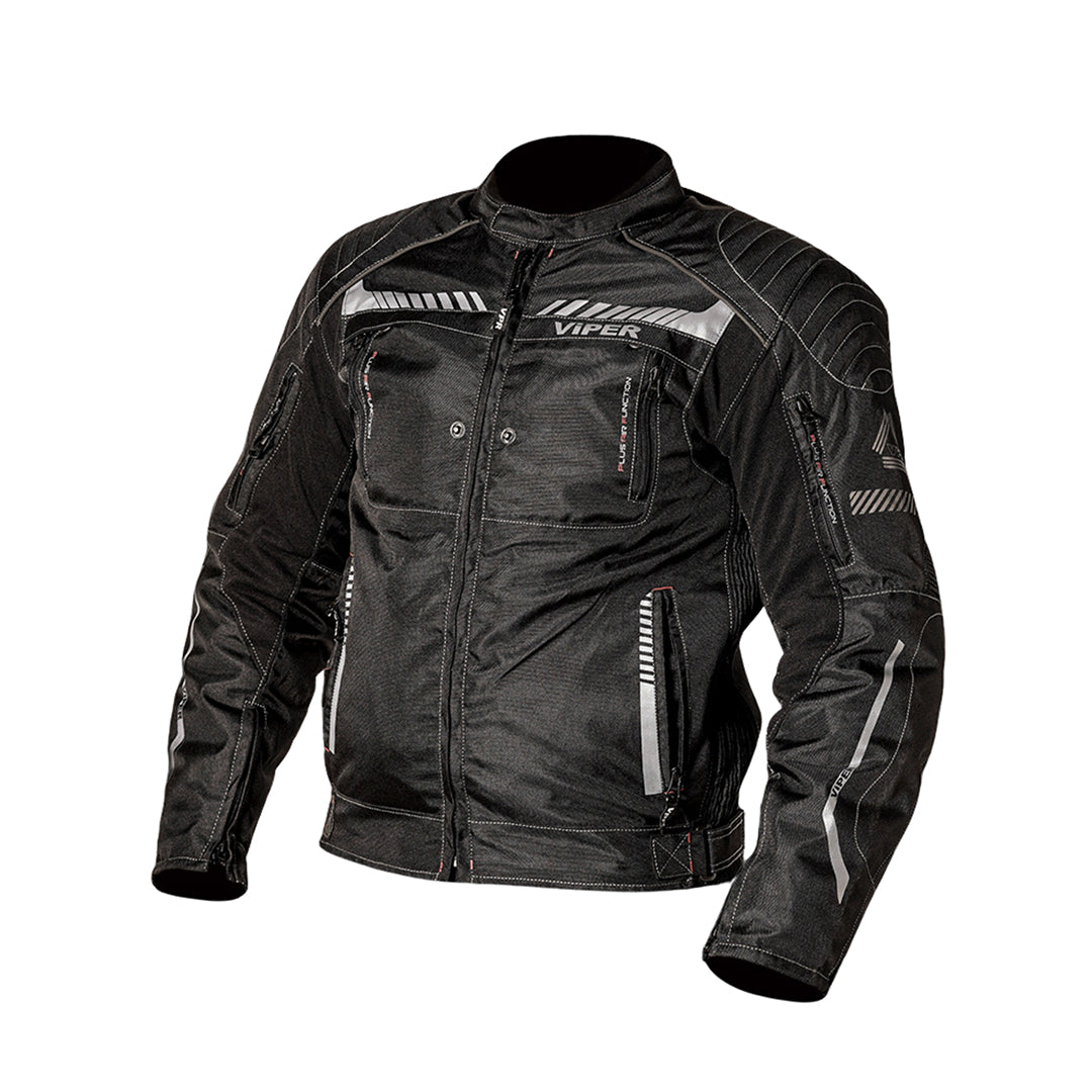 ViPER Nix CE Motorbike Rider Jacket - Black