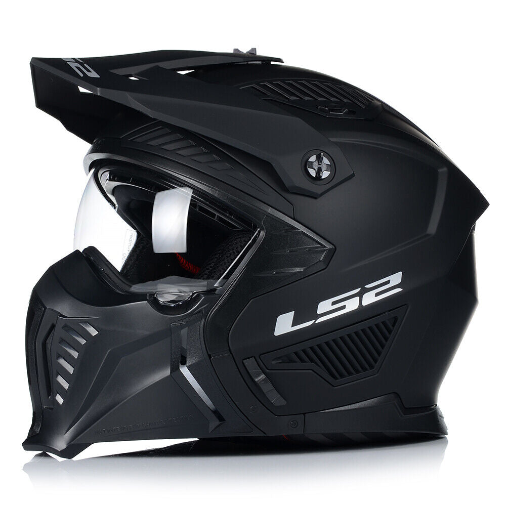 LS2 OF606 DRIFTER Open Face Helmet - Matt Black