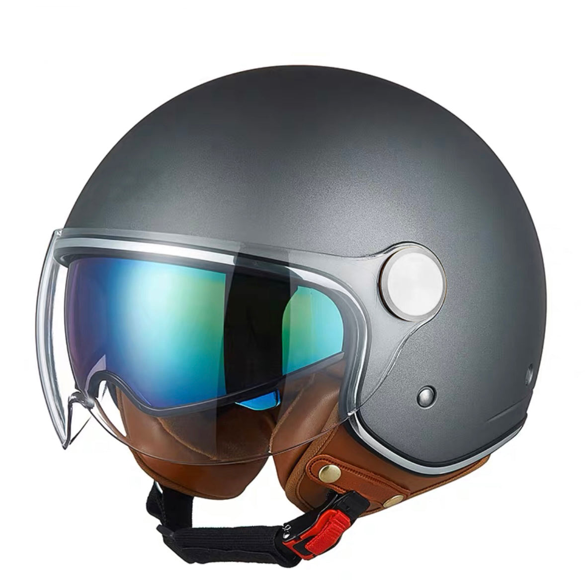 ViPER RSV19 Open Face Jet Helmet Matt Titanium