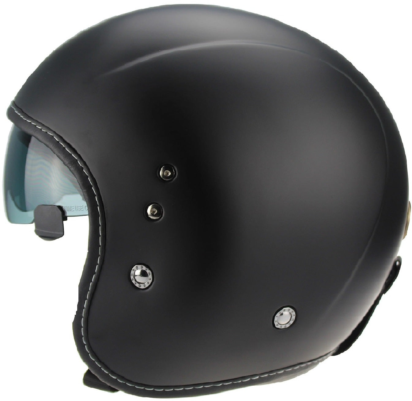 VPR.303 F17 Aviator Open Face Jet Helmet - Matt Black