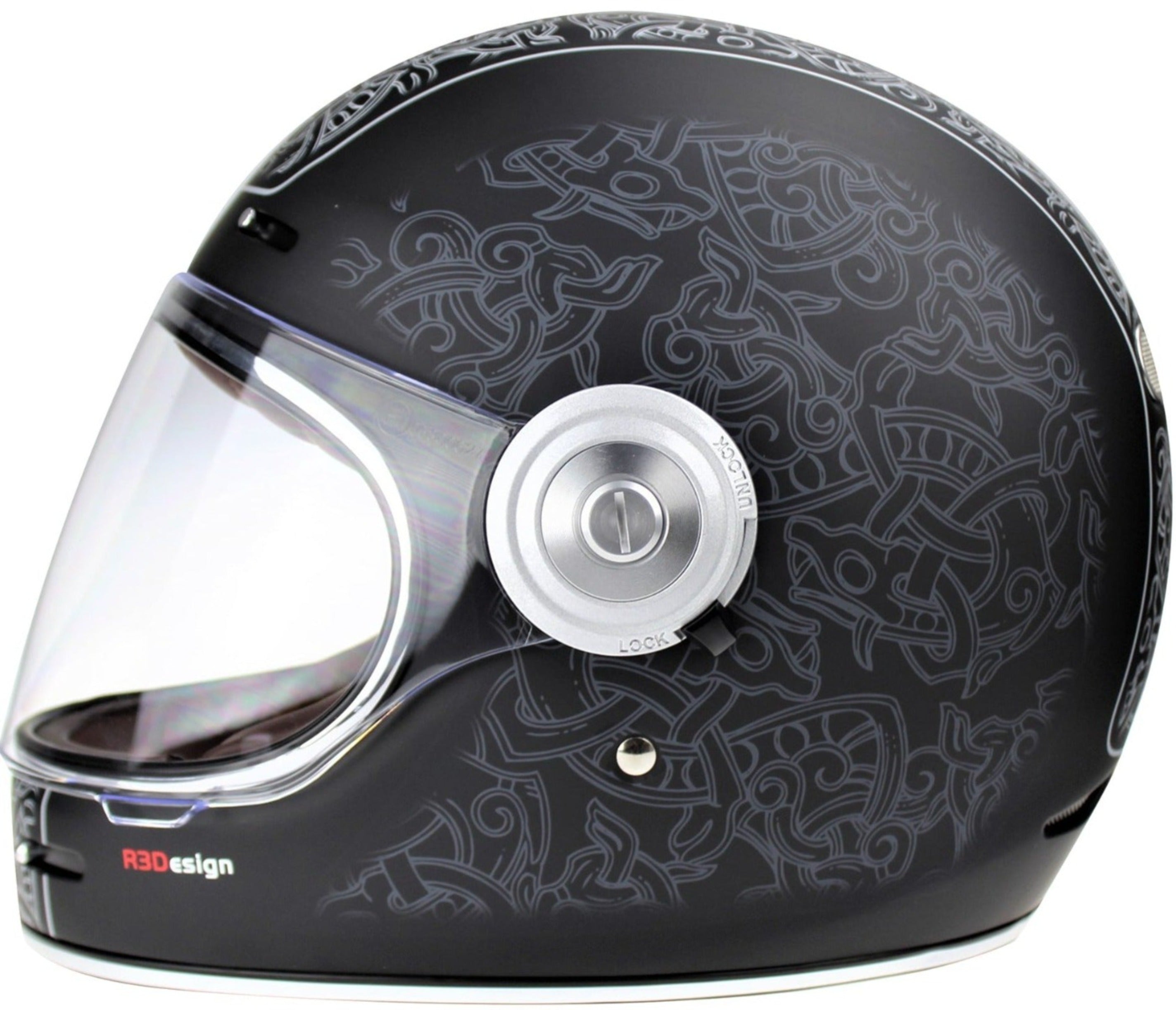 VPR.303 F659 Fiberglass Full Face Retro Helmet Jorvik