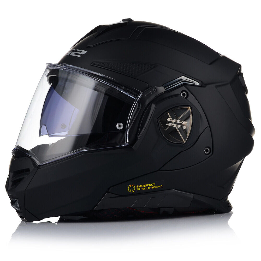 LS2 FF901 ADVANT X Flip Front Helmet - Matt Black