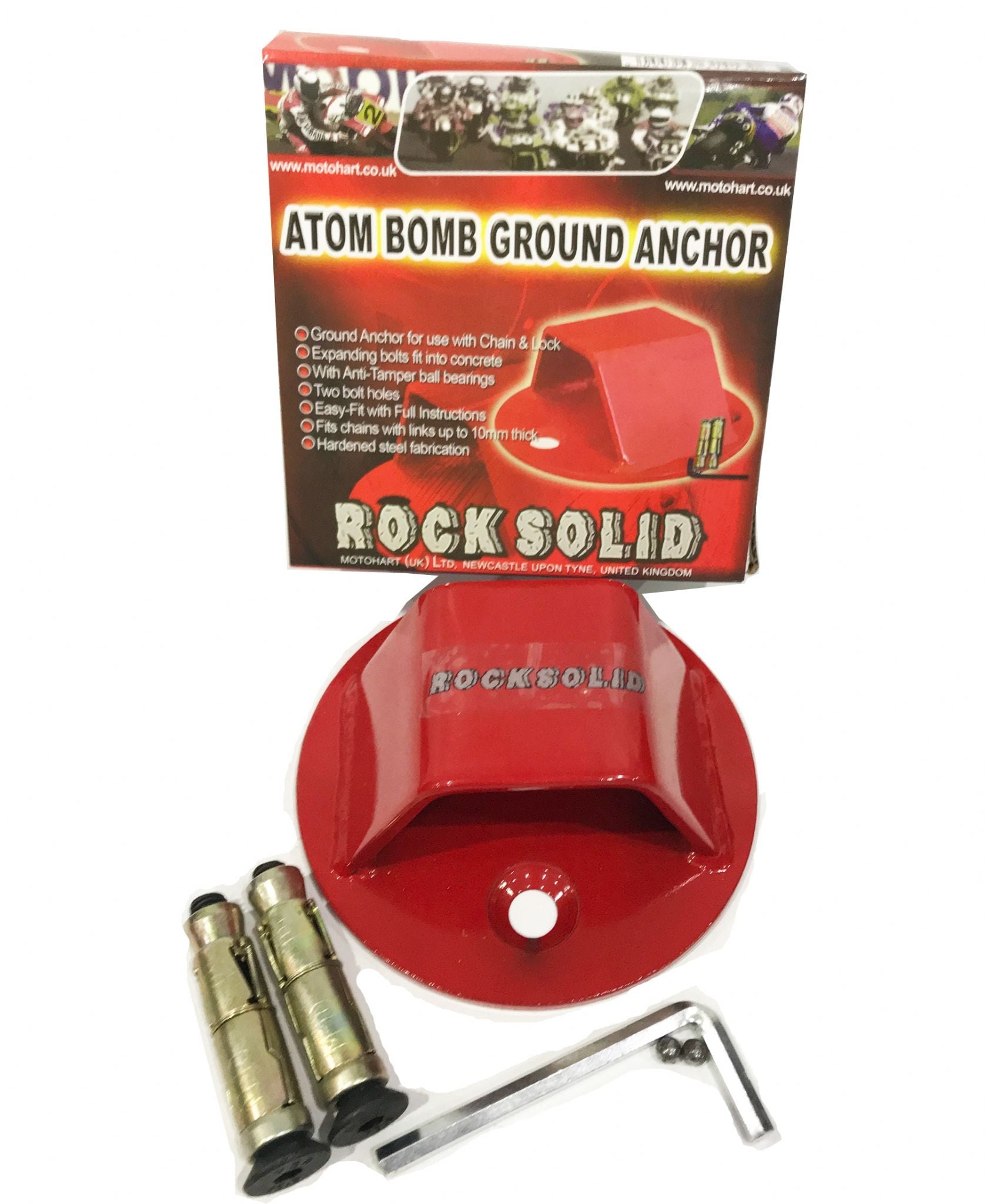 VPR Secure Atom Ground Anchor - Red