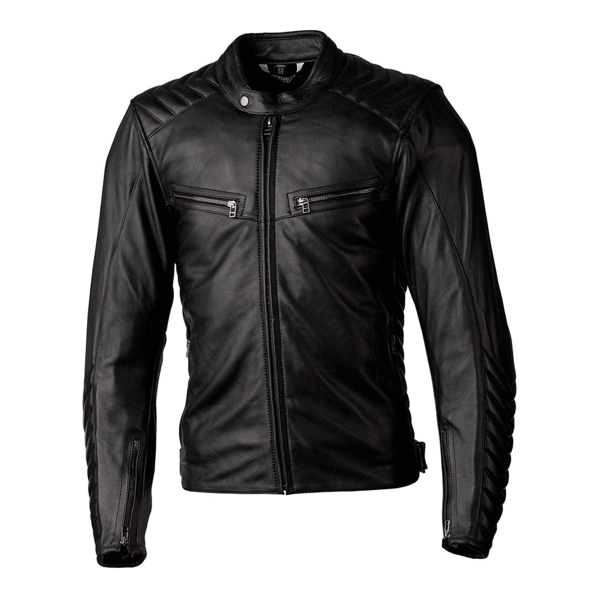 RST Roadster 3 CE Mens Leather Jacket - Black
